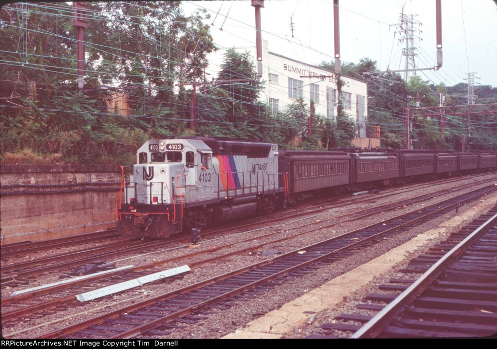 NJT 4103 on train 421